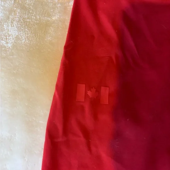 Vibrant Red Lululemon Leggings - Picture 2 of 5